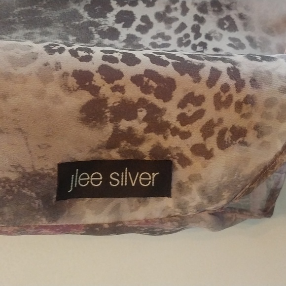 Reversible Animal Print/Purple Tank Blouse - Picture 2 of 6